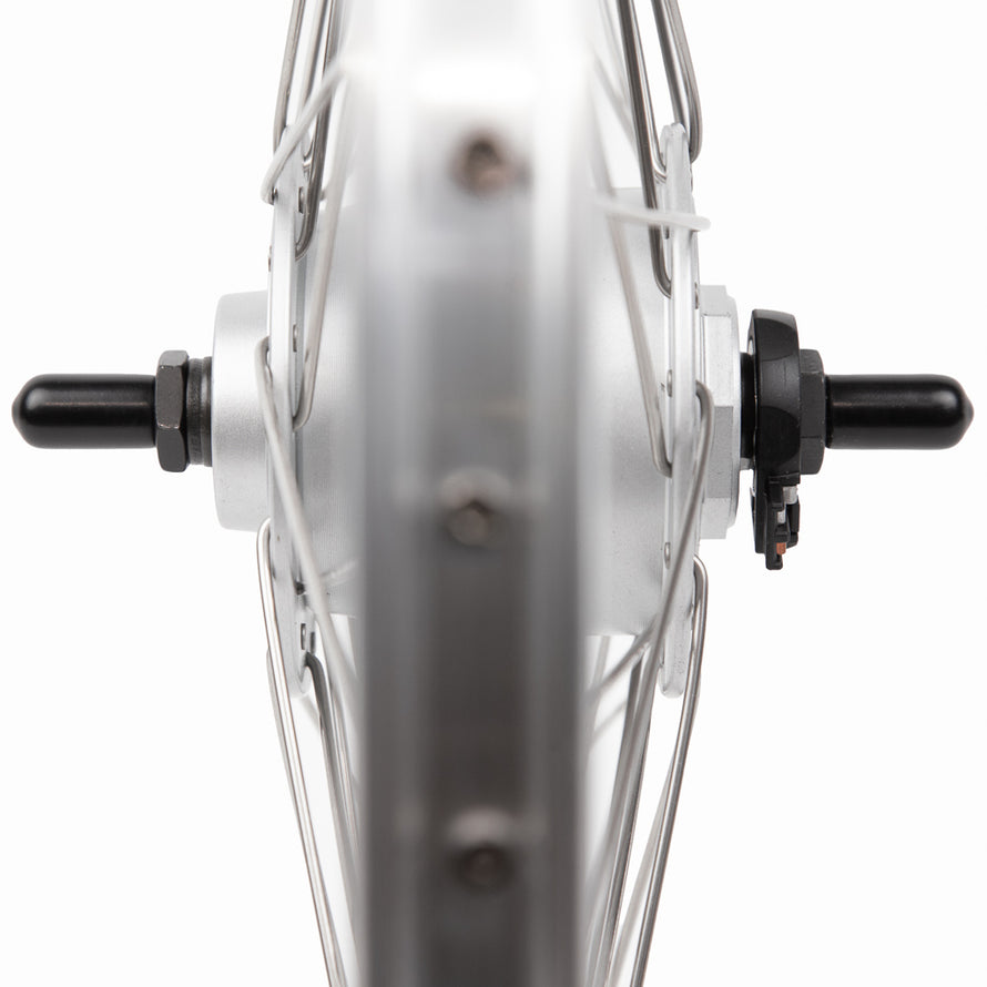 Roue avant vélo 20 pouces Dynamo Moyeu DH-C3000 fixation de l'axe