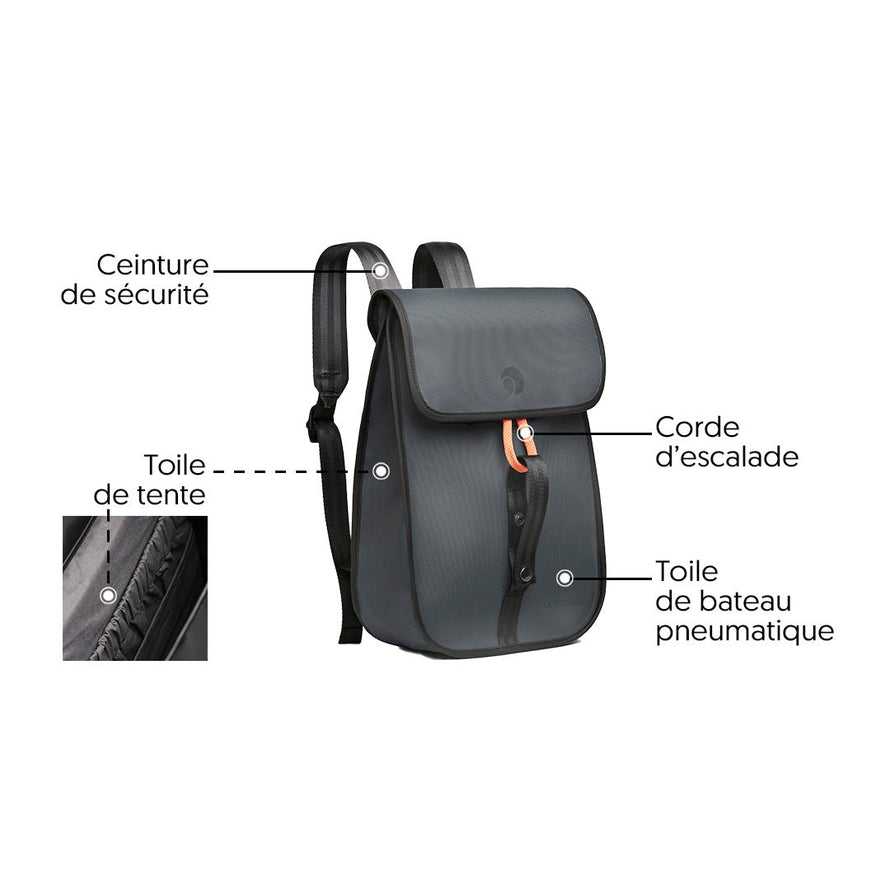 Sac à dos la Virgule Petit Gravelot 12L #2