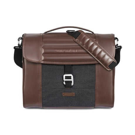 fahrradtasche leder braun Genuine Shad Bikes 16L Fahrradtasche im Vintage-Look aus Leder