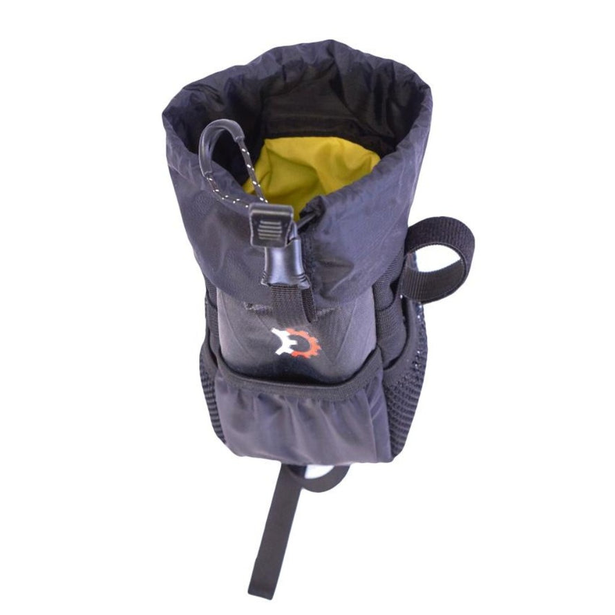 Sacoche de guidon Revelate Design Mountain Feedbag ouverte