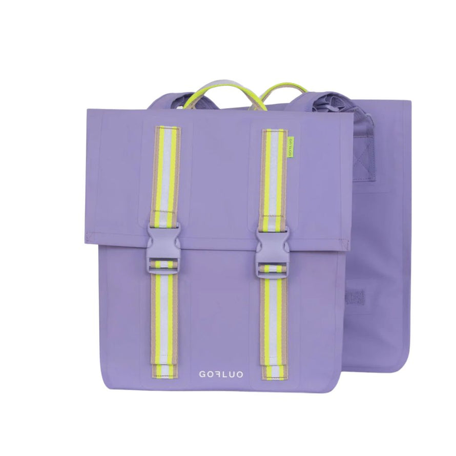 Sacoche double Gofluo Leon 2 X 23L Lila
