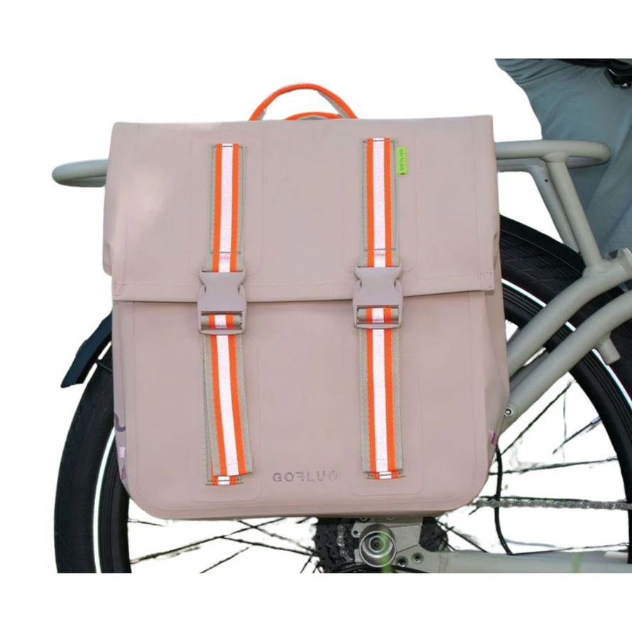 Sacoche double GoFluo Leon 2 X 23L Rose