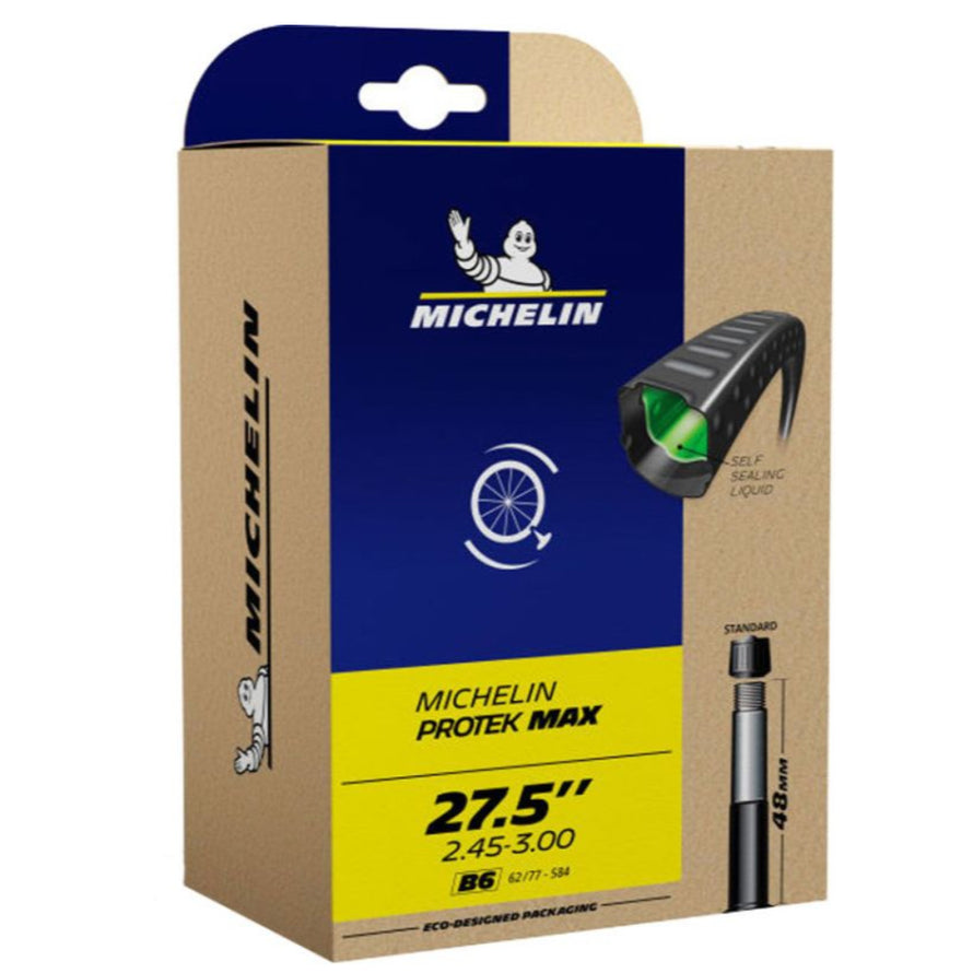 Chambre à Air Vélo 27.5x1.90 / 2.50 Marque Michelin B4 Presta 40mm 215g 48 62 584 Boite Chambre à Air Vélo 27.5x1.90 / 2.50 Marque Michelin B4 Presta 40mm 215g 48 62 584 Boite