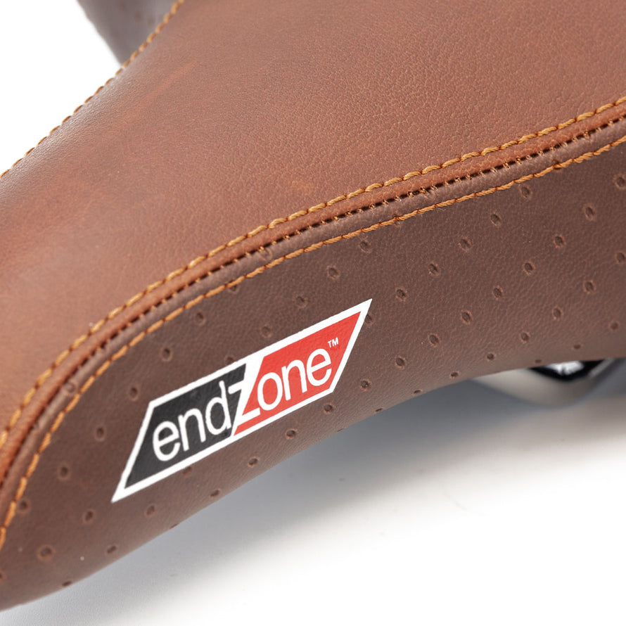 Selle de vélo rétro Cruiser grand confort marron - #5