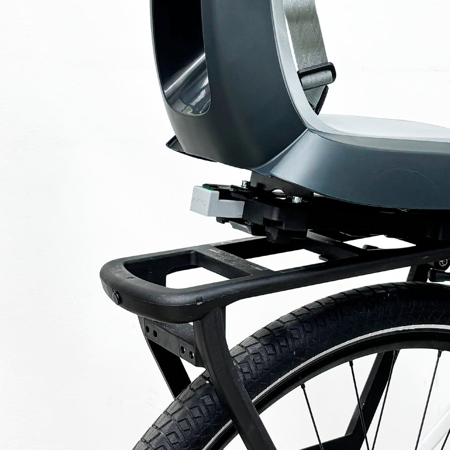 Siège enfant Polisport Guppy Junior sur porte bagage arrière MIK HD #5