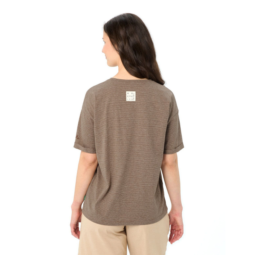 T shirt Vaude Femme respirant Mineo à rayures
