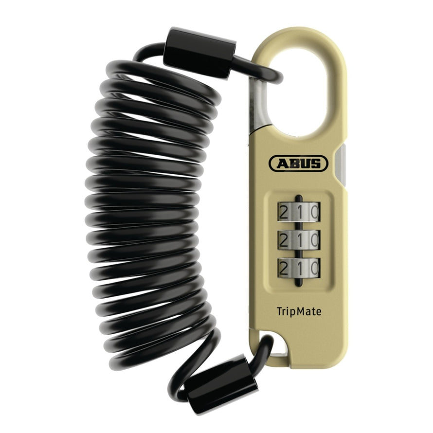 Antivol a code Abus Combiflex TripMate 180 cm pour securiser velo avec cable spiral noir