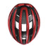 Casque velo route ABUS AirBreaker 2.0 rouge et noir, aerodynamique avec ventilation avancee et legerete optimale
