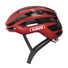Casque velo route ABUS AirBreaker 2.0 rouge, aerodynamique et ventilation optimise pour cyclistes performants