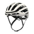 Casque velo route ABUS AirBreaker 2.0 blanc leger et aerodynamique avec motif leopard et ventilation avancee