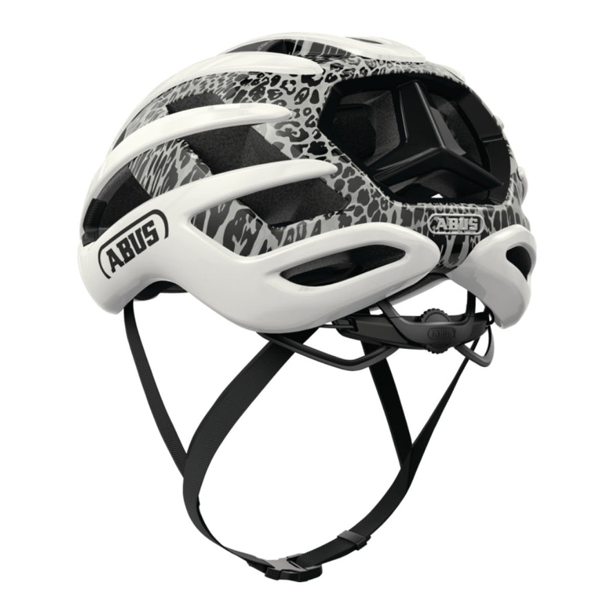 Casque velo ABUS AirBreaker 2.0 motif leopard, ultra leger et aero pour cyclistes recherchant style et performance
