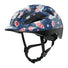 Casque vélo enfant Abus Smooty 2.0 bleu avec motifs fusées pour sécurité optimale en siège vélo