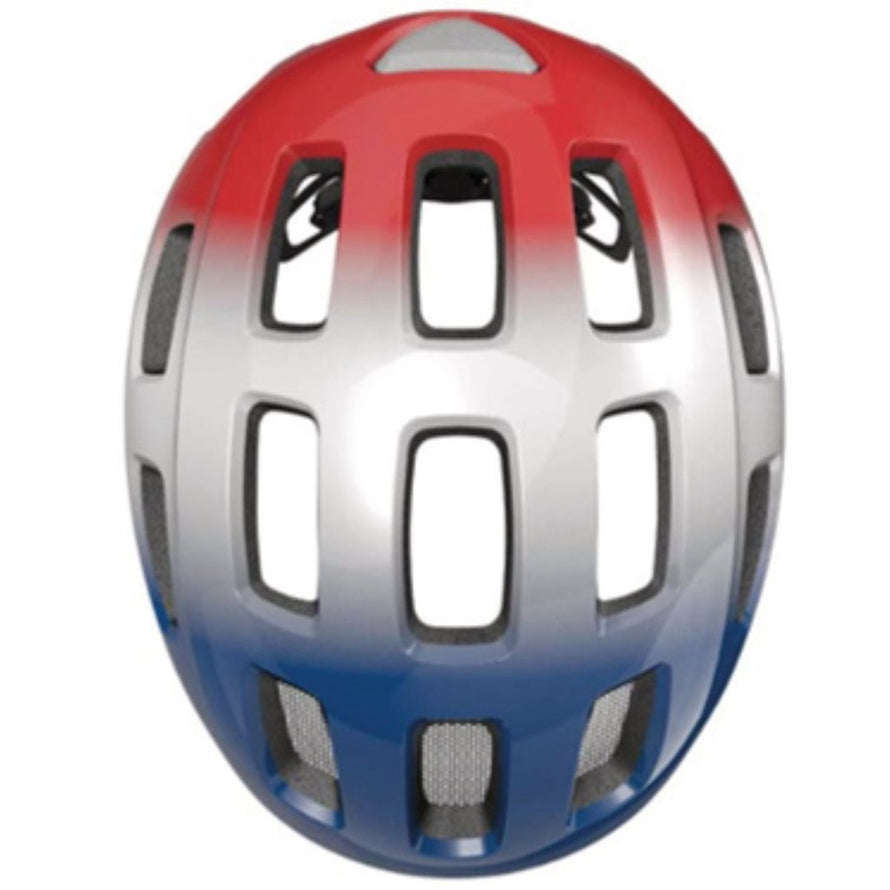 Casque vélo enfant Abus Youn-I 2.0 Supporter France, confort et sécurité avec ventilation efficace