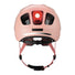 Casque velo urbain Abus Youn-I 3.0 ACE rose avec feu arriere LED et systeme de serrage ajustable