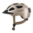 Casque vélo urbain Abus Youn-I 3.0 ACE beige avec feu LED arrière et visière pour sécurité et confort en ville