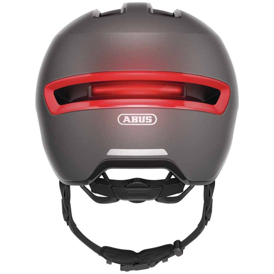 Feu arriere LED casque Abus rechargeable pour modele HUD-Y et HUD-Y ACE, assure visibilite et securite en velo