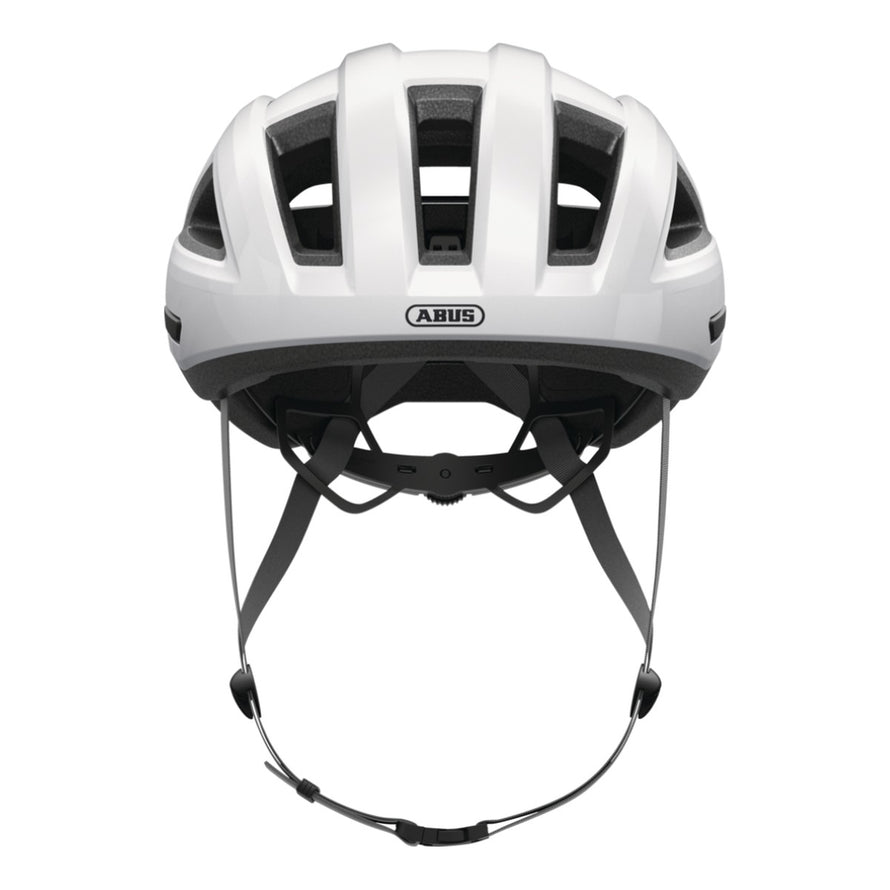 Casque ABUS MultiPlayer blanc pour vélo route et gravel avec ajustement facile et ventilation efficace