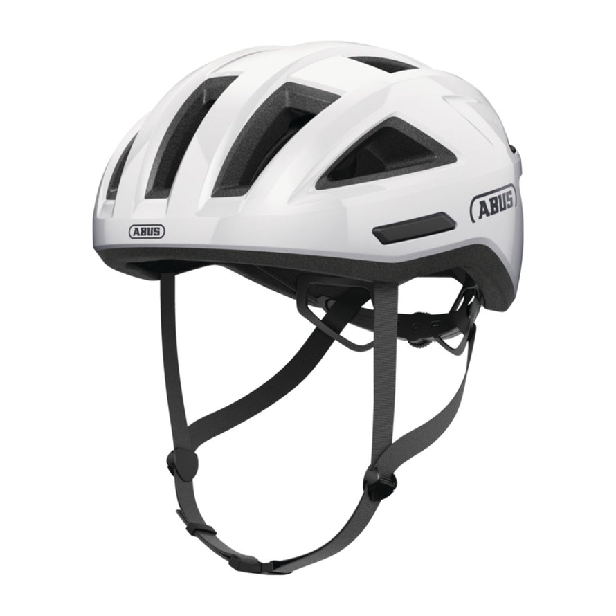 Casque ABUS MultiPlayer blanc pour velo route et gravel avec ajustement precis et confort optimal
