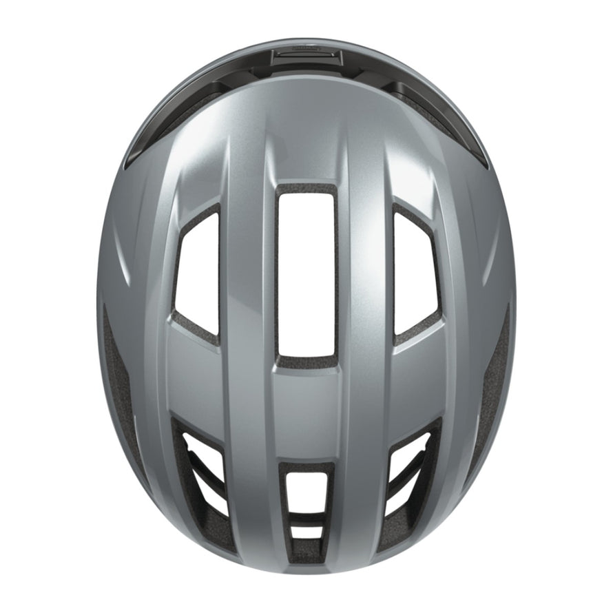 Casque ABUS MultiPlayer gris pour velo route et gravel avec ventilation large et design moderne