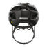 Casque Abus MultiPlayer MIPS noir vue arrière avec système de serrage ajustable pour vélo route et gravel