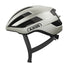 Casque Abus WingBack blanc mat pour velo route et gravel, compact, leger et parfaitement ventile