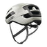 Casque velo route et gravel Abus WingBack blanc mat compact avec ajustement precis et confort optimal