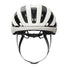 Casque velo route et gravel Abus WingBack blanc mat, leger et ventilé pour confort et securite optimale