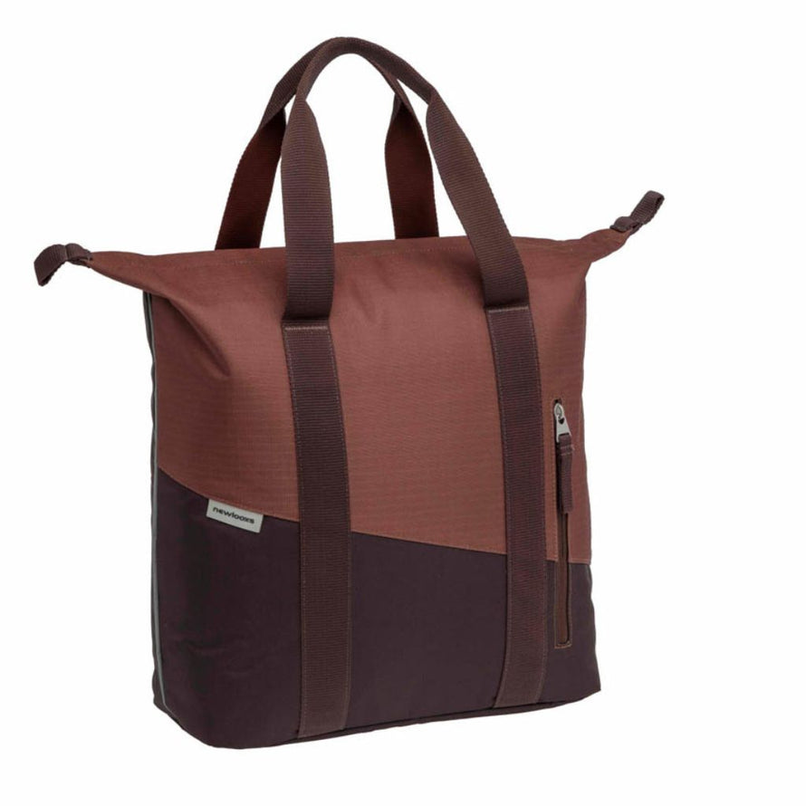 Sacoche vélo  réfléchissante Oslo Shopper 24L New Looxs pour porte-bagages arrière