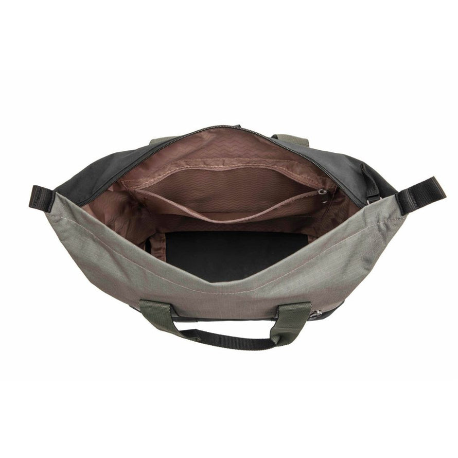 Sacoche vélo  réfléchissante Oslo Shopper 24L New Looxs verte