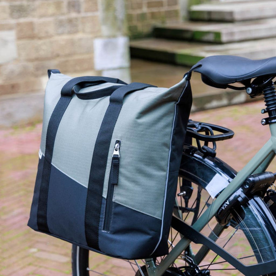 Sac de course vélo réfléchissant Oslo Shopper 24L New Looxs 