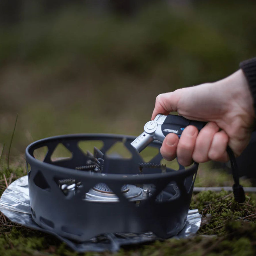 Primus PowerLighter III allumage  d'un réchaud en extérieur