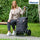 Caddie vélo Andersen Royal Shopper avec sac Basil 50L noir, idéal pour transporter courses et équipements à vélo