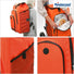 Caddie velo Andersen Royal Shopper avec sac isotherme 62L orange pour courses et provisions