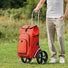 Caddie vélo Andersen Royal Shopper sac isotherme 62L orange pratique pour courses et déplacements en ville