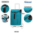 Sac etanche Ortlieb turquoise pour caddie Andersen Royal Shopper, dimensions 65x37x24 cm, ideal courses a velo