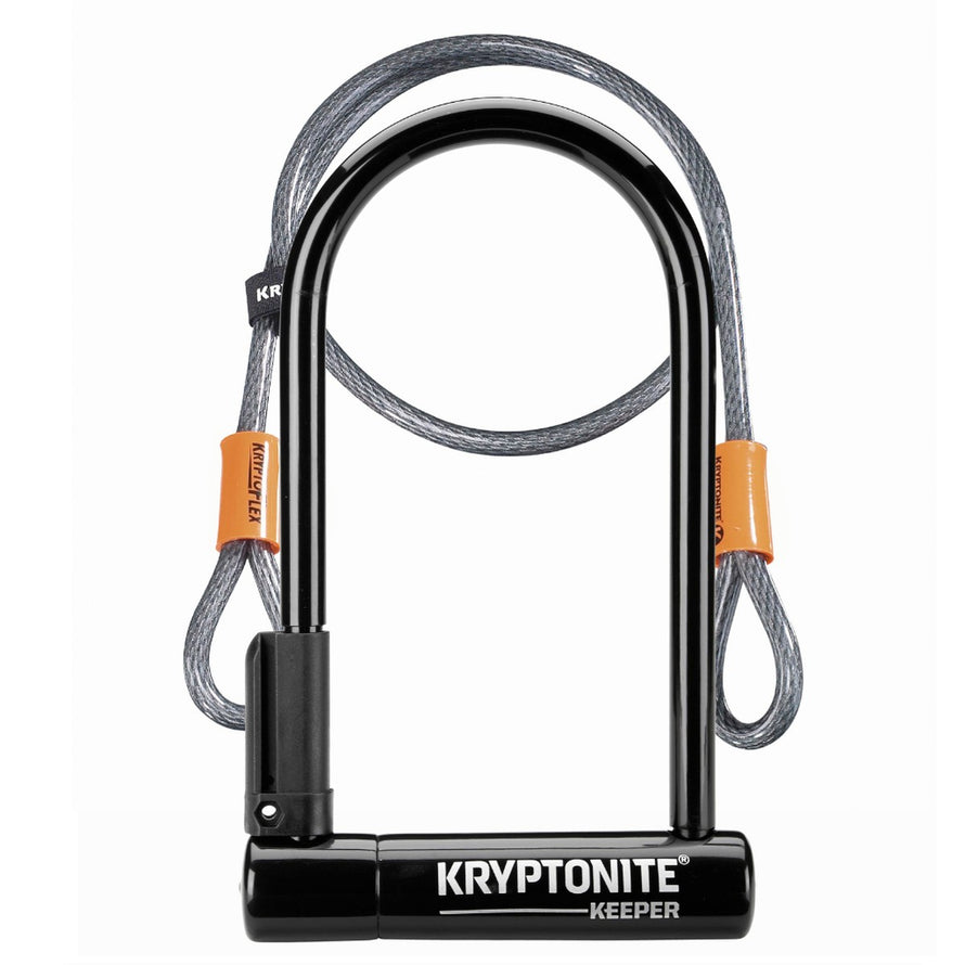 Antivol combiné U et câble Keeper 12 STD Flex de Kryptonite pour une protection optimale du vélo