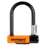 Antivol U mini-5 Evolution de Kryptonite avec corps orange et anse noire pour securiser votre velo