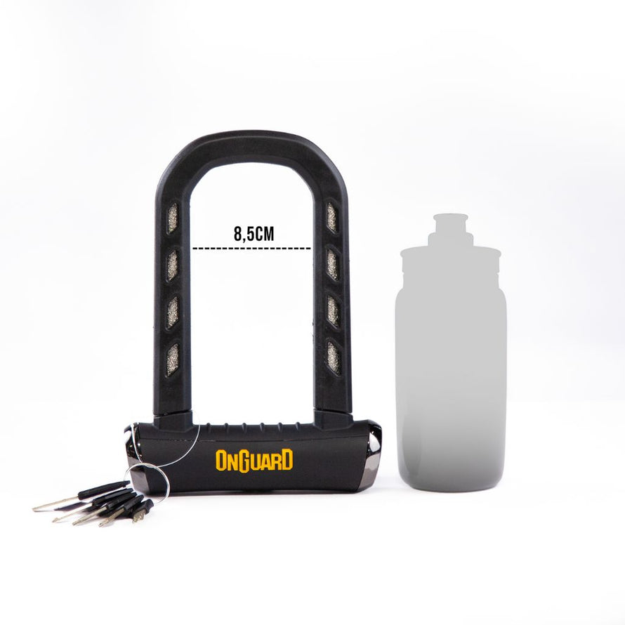 onguard fahrradschloss OnGuard RockSolid 8590 Ultra-robustes und leichtes U-Fahrradschloss