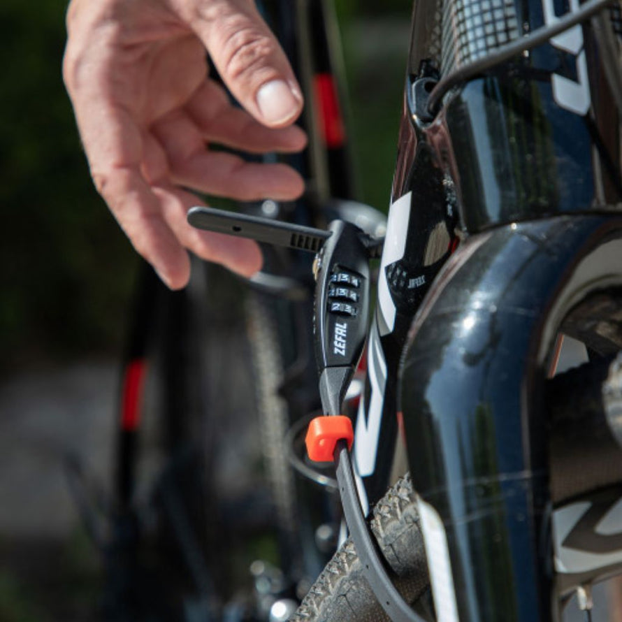 Antivol vélo de Zéfal léger et compact pour brefs arrêts et sécurité des accessoires