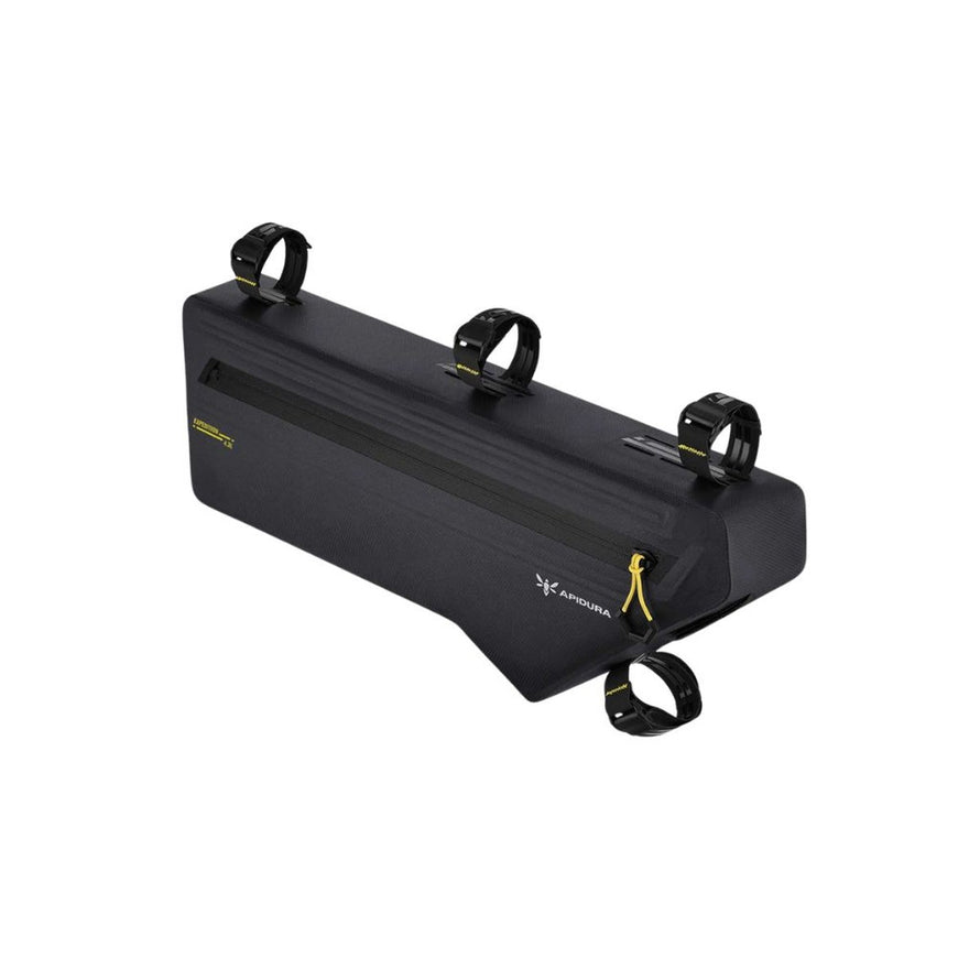 Sacoche cadre Apidura Expedition Frame Pack noire, étanche et durable pour longues aventures à vélo