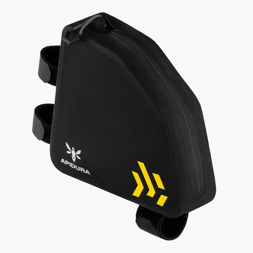 Sacoche cadre Apidura Backcountry Rear Top Tube 1L noire résistante et imperméable pour bikepacking