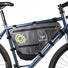 Sacoche de cadre Apidura Full Frame Expedition gris et jaune pour vélo d'aventure et bikepacking