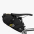 Sacoche de selle bikepacking Apidura Racing noire et jaune, légère et résistante pour aventures vélo longues distances - vue 2