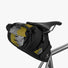 Sacoche de selle bikepacking Apidura Racing noire et jaune, légère et étanche pour aventures vélo longue distance
