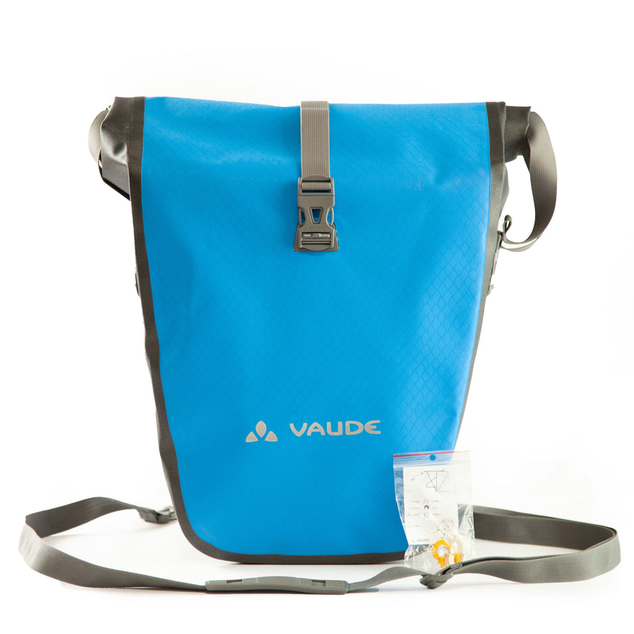 Sacoche occasion porte bagages Vaude Aqua back 24L bleu VENDUE A L'UNITE