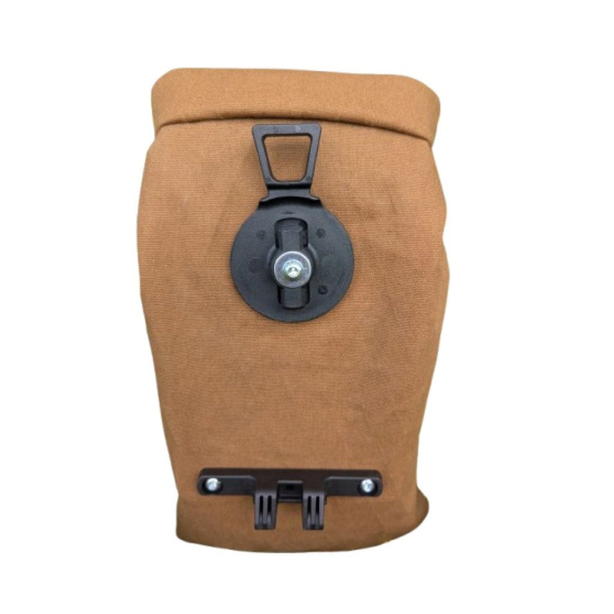 Sacoche fourche bikepacking Arkel Forkpacker avec fixation rapide et etanche pour voyages a velo