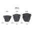 Sacoches etanches Arkel Orca 2 noir 17,5L avec dimensions pour cyclotourisme et velo
