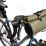 Sacoche guidon olive compacte Arkel Set Bikepacking 34,5 L pour transport sécurisé et étanche en bikepacking