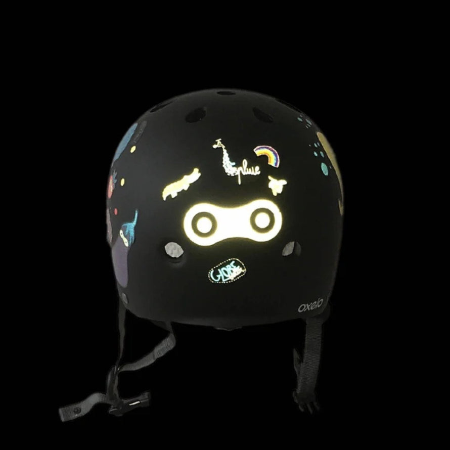 Autocollants réfléchissants pour vélo Rainette modèle enfants pour sécurité et visibilité nocturne optimale