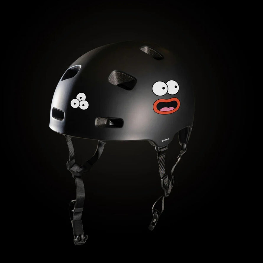Autocollants réfléchissants pour casque et vélo Rainette modèle visages expressifs pour sécurité et style